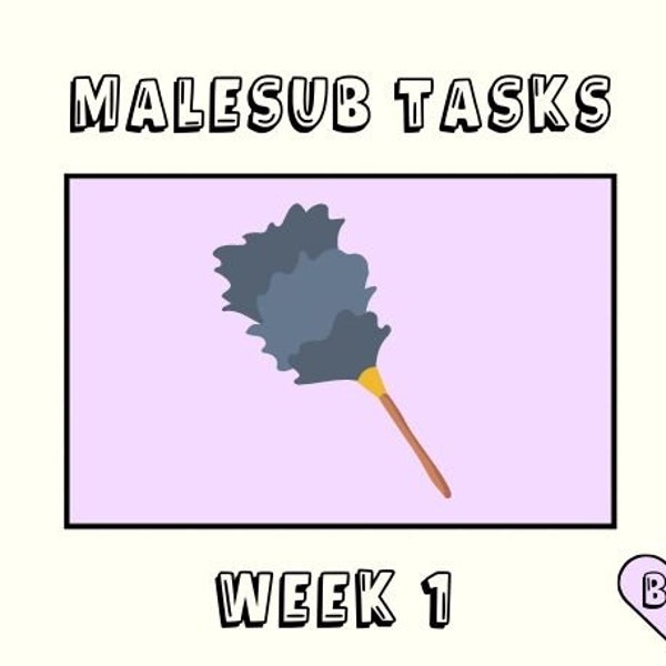 MaleSub Housemaid Pet Tasks [One Week] Set 1
