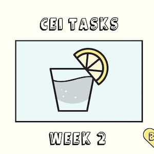 Daily CEI Tasks [One Week] Set 2
