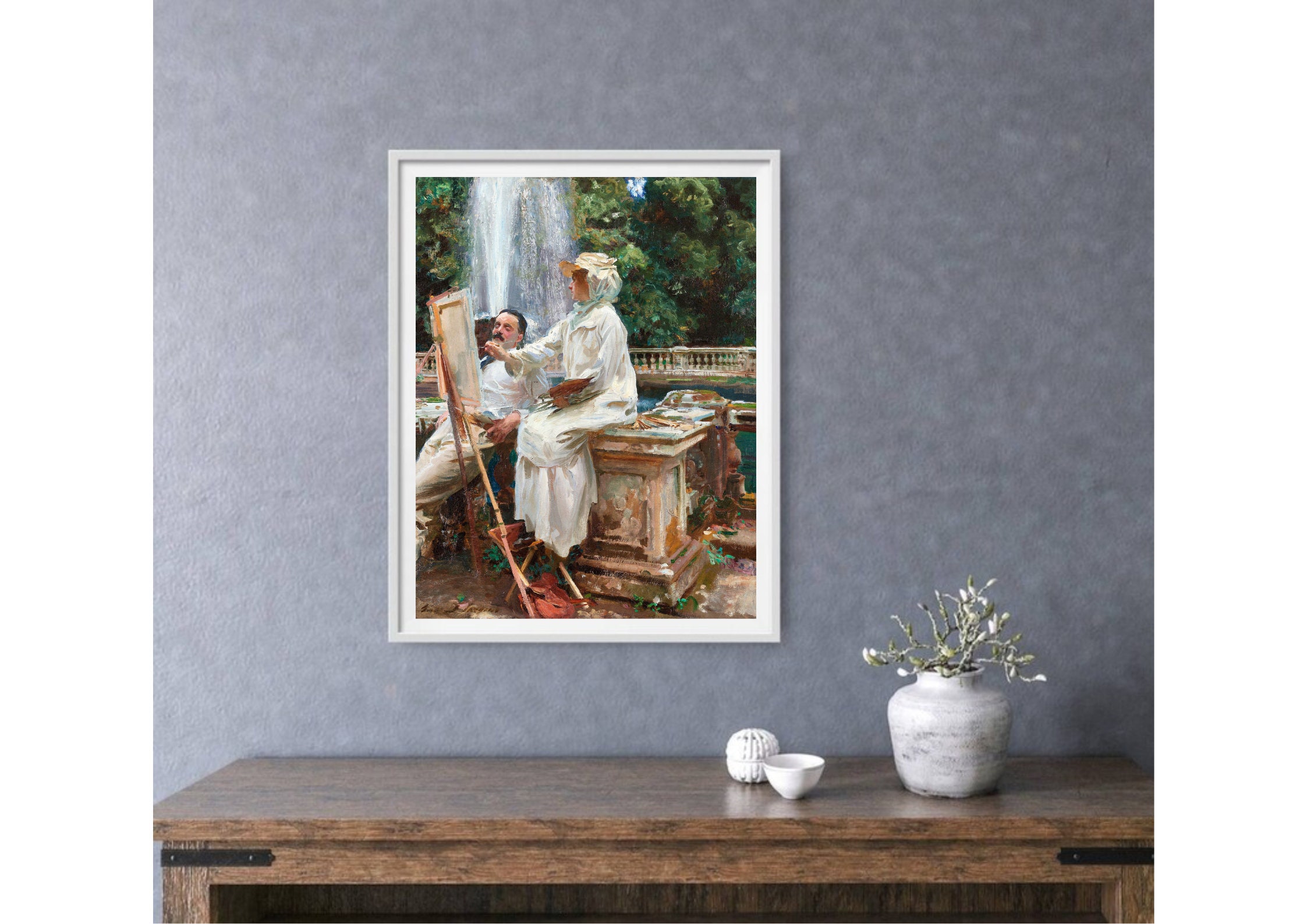 ジョン・シンガー・サージェントのアートプリント：ヴィラ