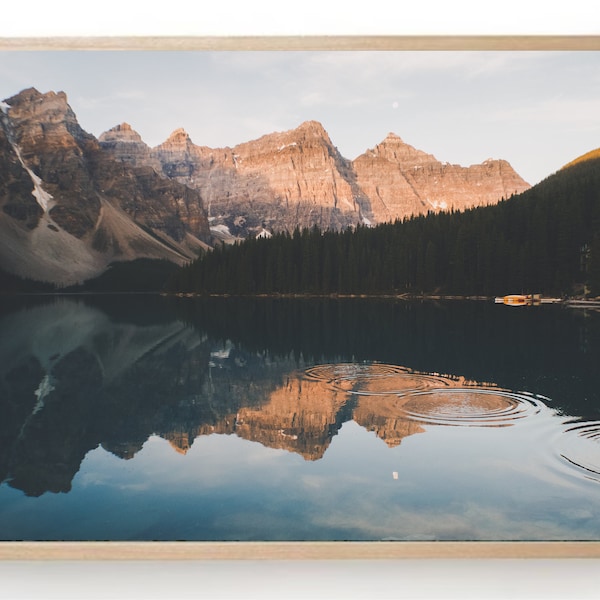 Moraine Lake Art Print: Banff National Park Panoramic Landscape