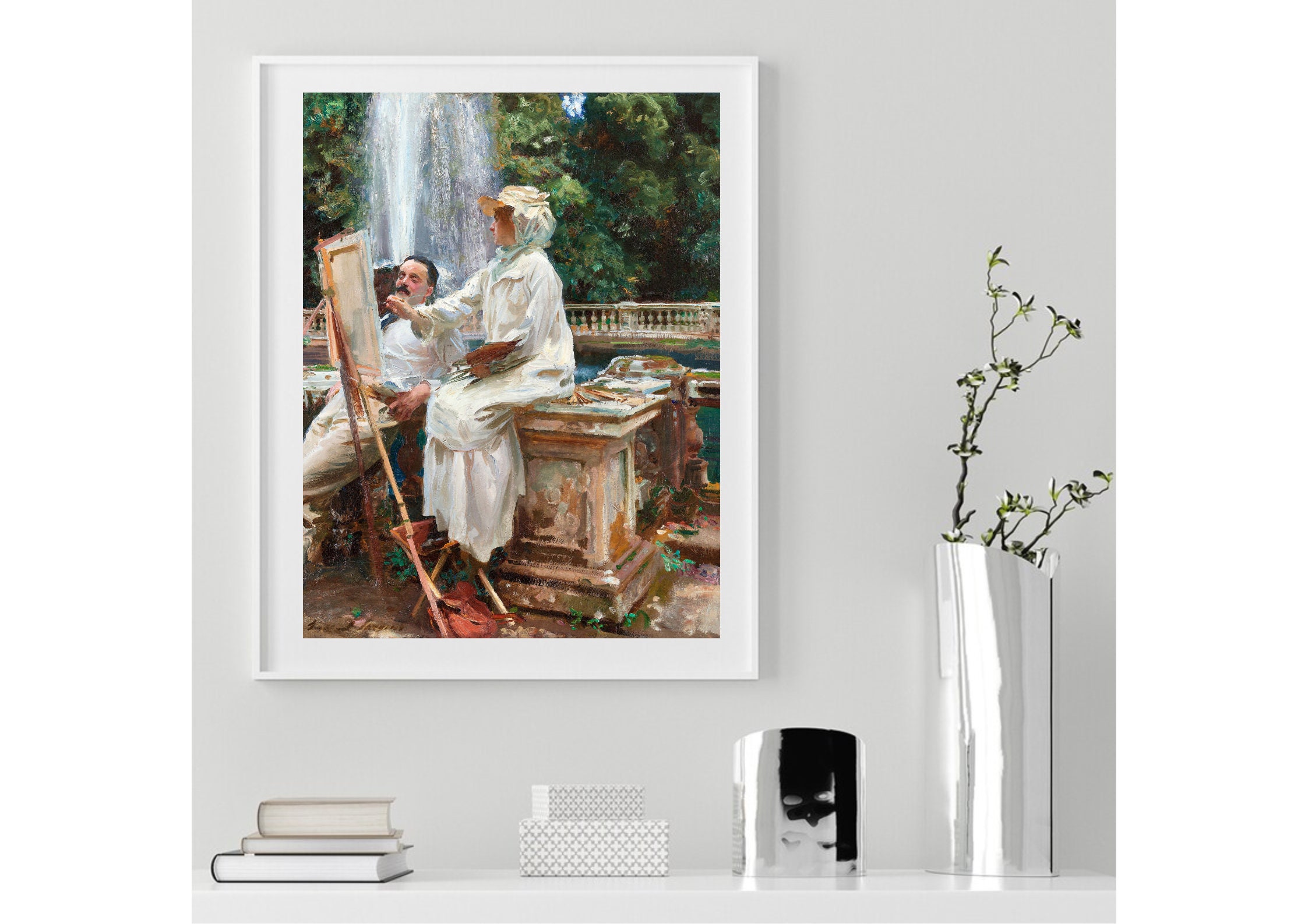 ジョン・シンガー・サージェントのアートプリント：ヴィラ