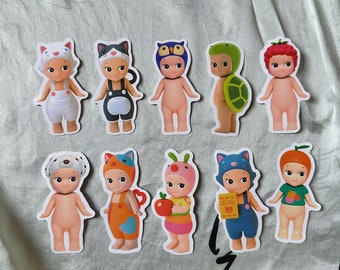 sonny angel stickers ! glossy & waterproof #sonnyangel stickers for water bottles, laptops, phone cases and more!