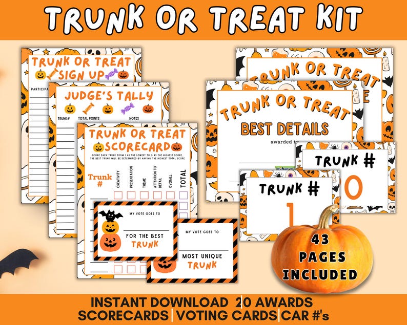 trunk or treat voting cards, trunk or treat signup sheet, trunk or treat judge, trunk or treat award certificates, trunk or treat ideas, church trunk or treat, school trunk or treat, trunk or treat trunk number signs