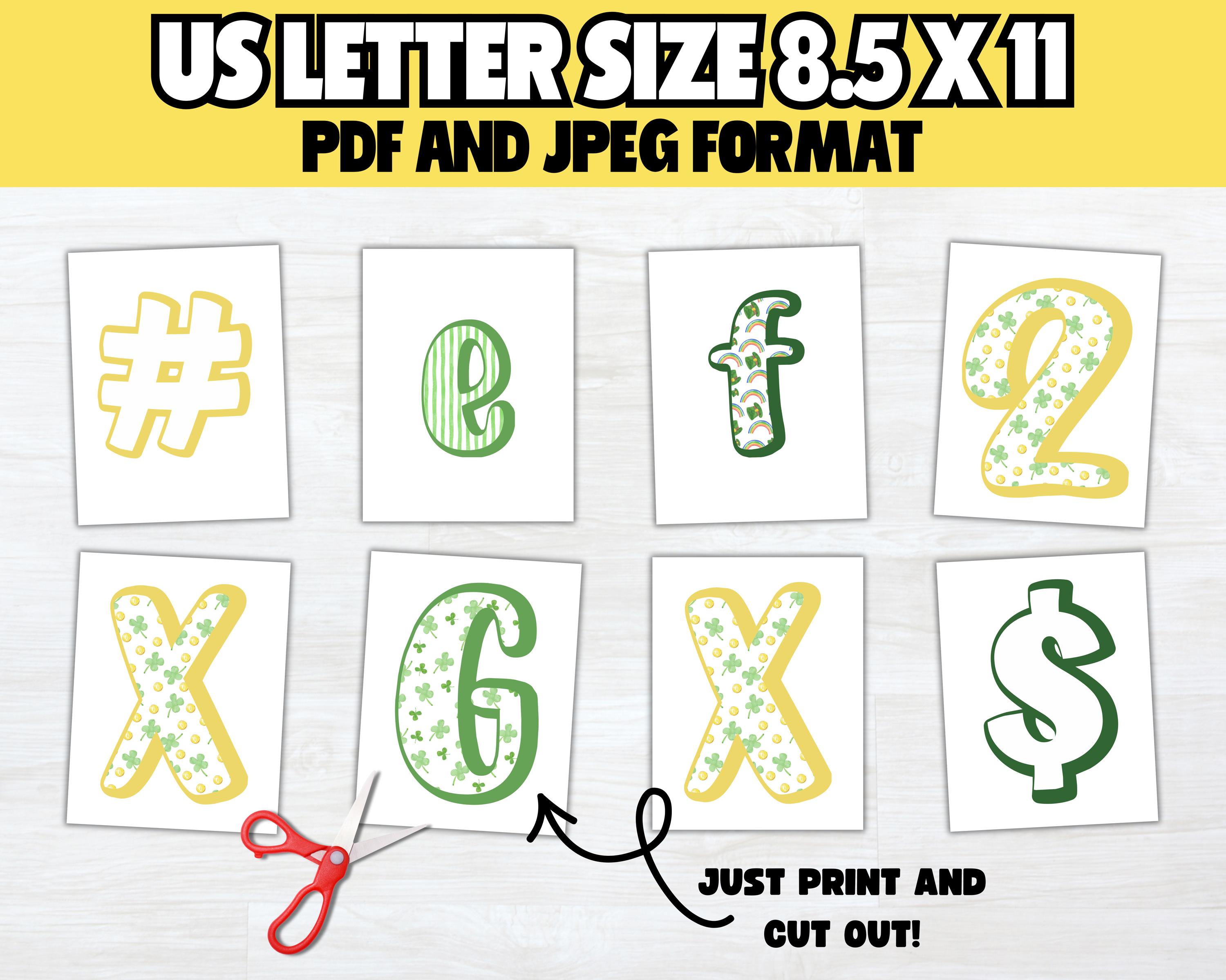 St Patricks Day Bulletin Board Letters, St Pattys Bulletin Board ...