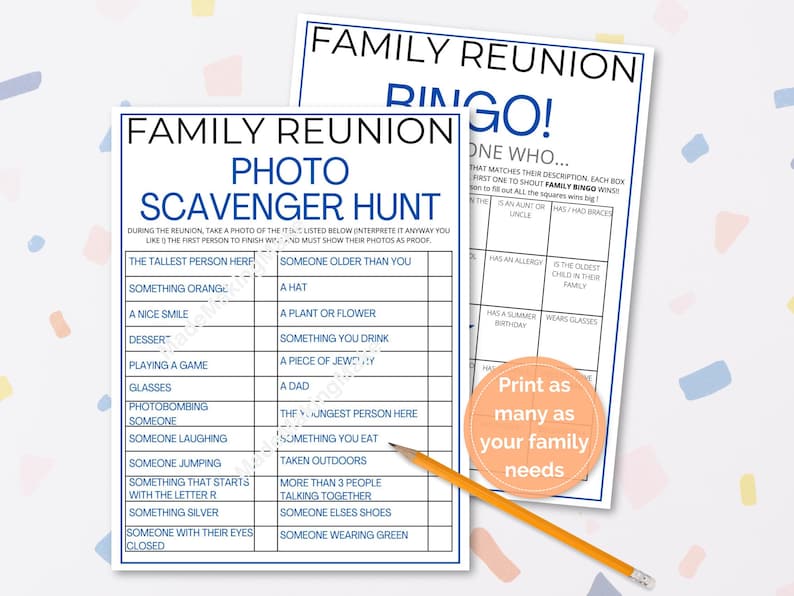 family reunion icebreaker games, ice breaker family games, family reunion games, summer games for family