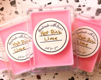 Hot Pink Lime Scented Wax Melts