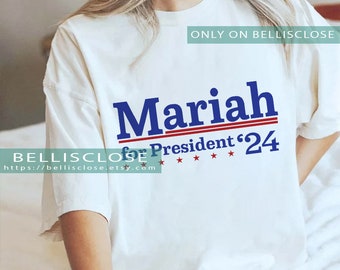 Mariah voor president 24 Mariah Carey T-shirt, sweatshirt