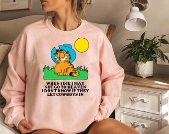 Als ik sterf mag ik niet naar de hemel crewneck sweatshirt