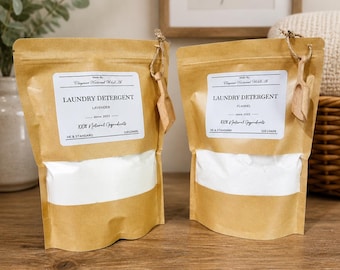 100% All natural, homemade laundry detergent soap powder / organic laundry soap / clean ingredient detergent