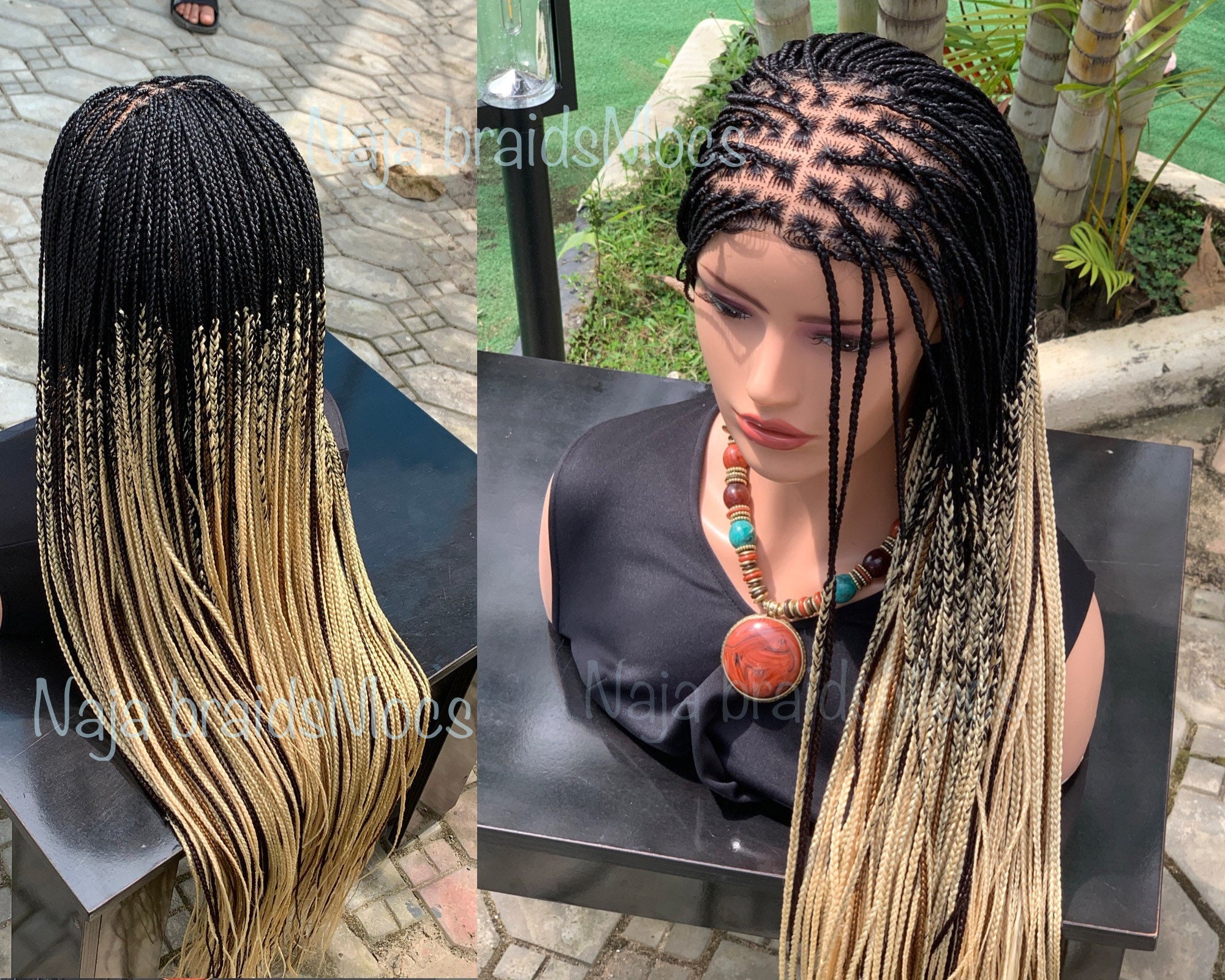 Ombre shop knotless braids