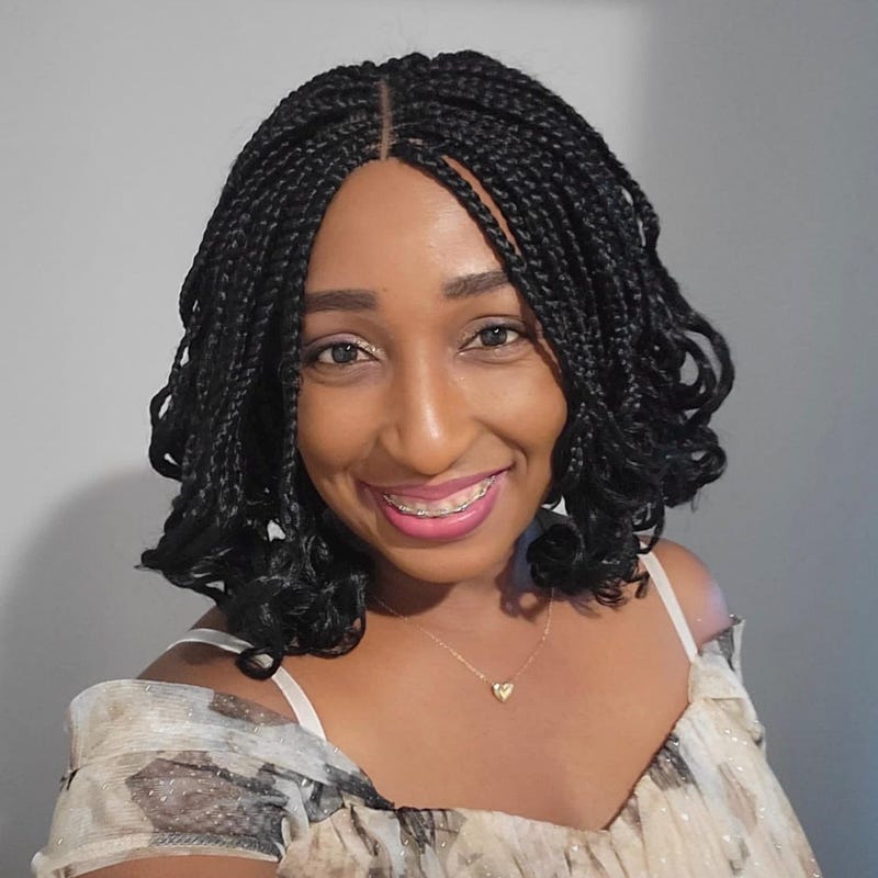Two Tone Braided Wigs - Etsy