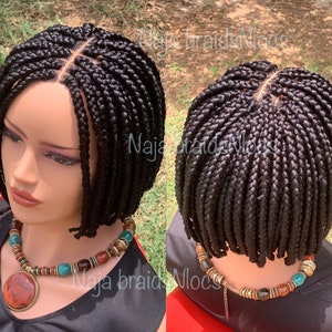 I wanna do same  Short box braids hairstyles, Bob braids