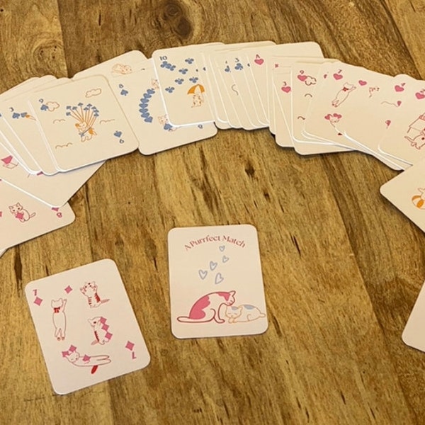 CUSTOM FULL DECK of Cat Playing Cards!!