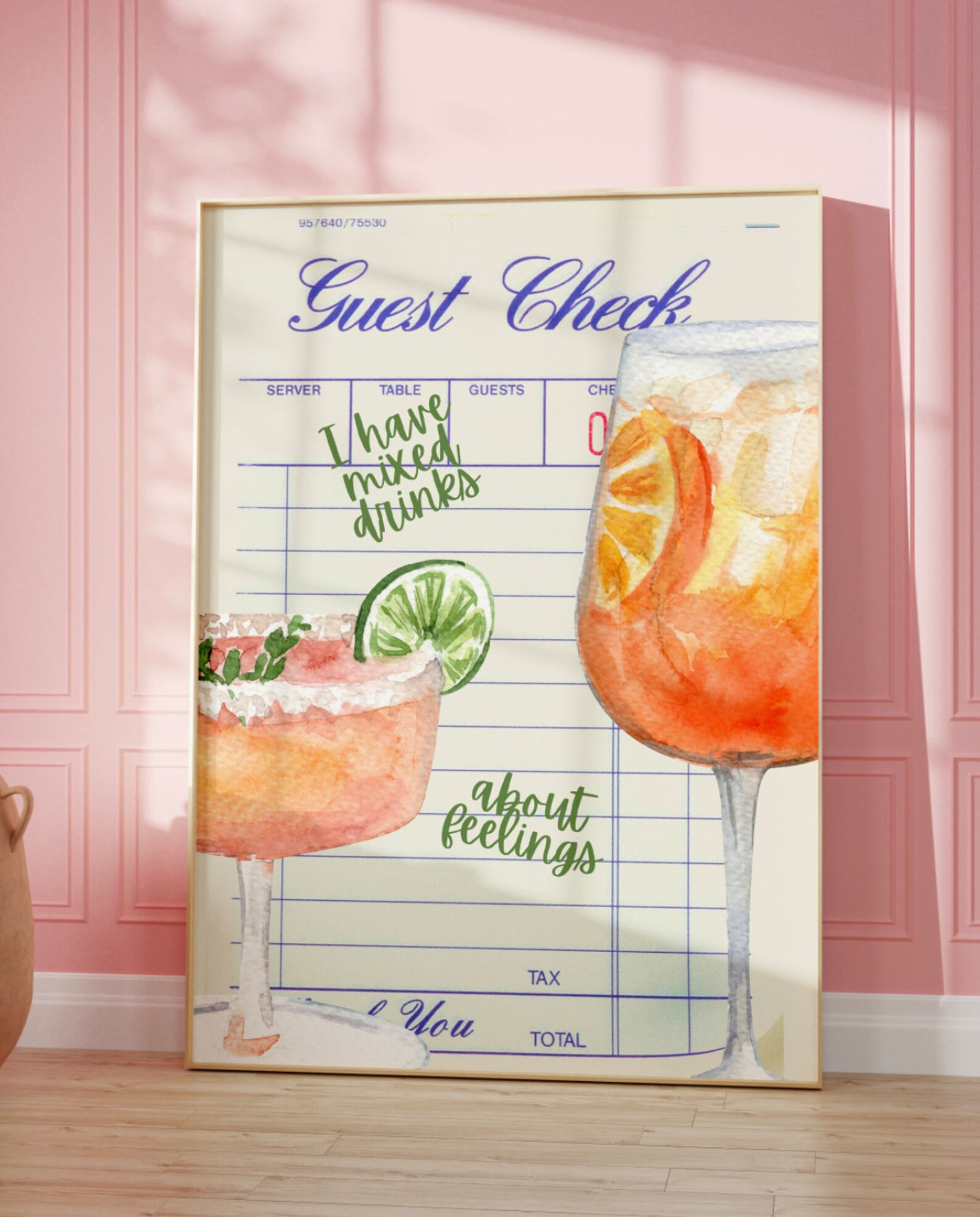 Bar Cart Wall Art| Aperol Spritz | Cocktail Print | Trendy Poster ...