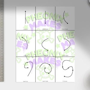 Face Painting Pattern Practice Sheet - Basic Designs