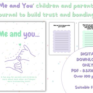 Diario de preguntas y respuestas de Yo y tú para padres e hijos. ¡Genera confianza y profundiza tu vínculo! (Descarga digital únicamente 8,5 x 11 pulgadas)
