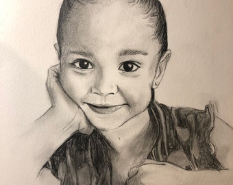 Portrait Drawing from Photo
