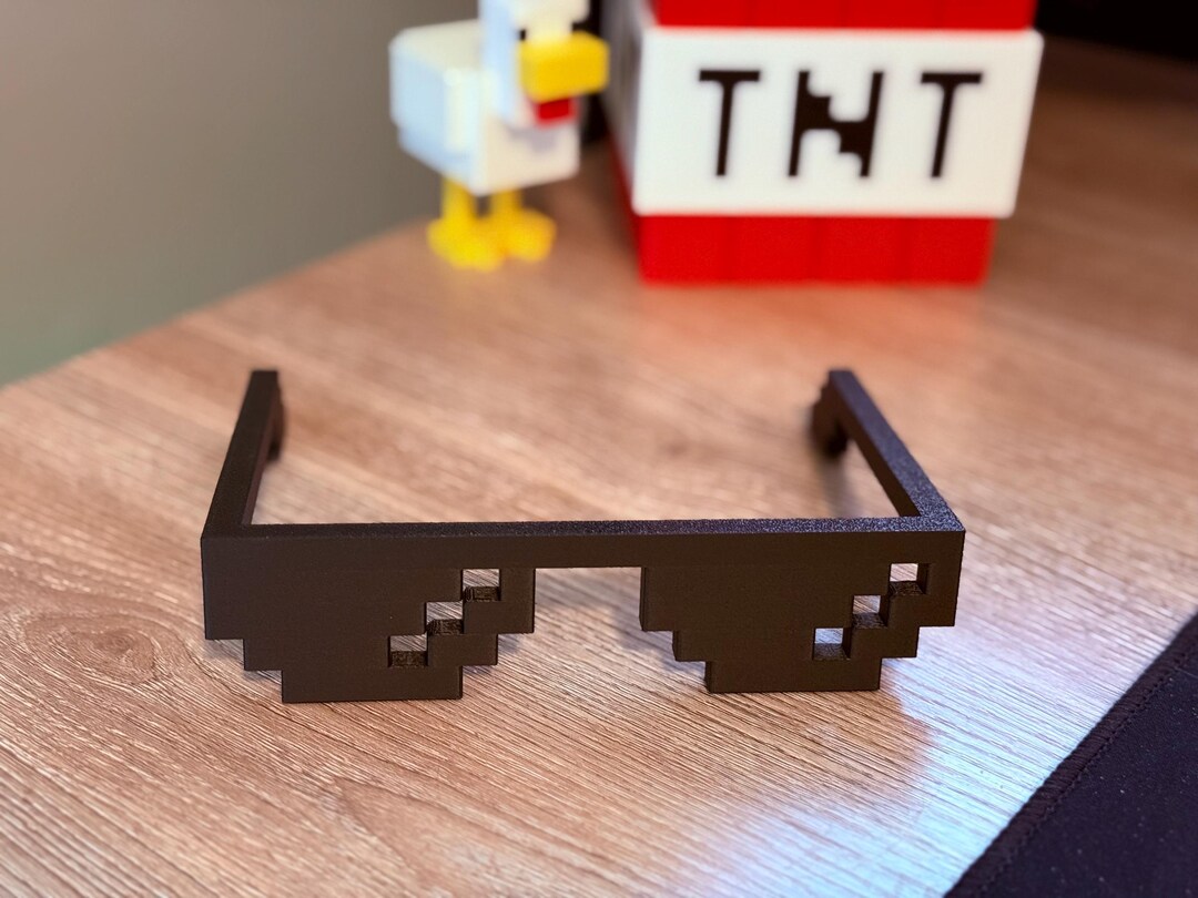 Minecraft Monocular Minecraft Prop Sunglasses - Etsy