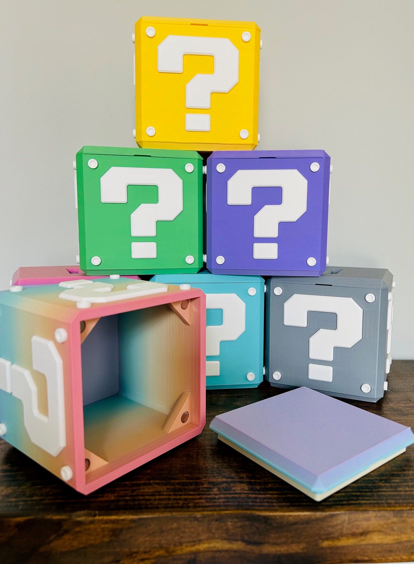 Mario Mystery Box W/ Magnetic Lid - Etsy
