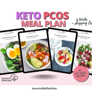 Keto PCOS Meal Plan: 4-Week Diet for Insulin Resistance (PDF)