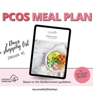 Week 4 PCOS Meal Plan: Low Carb Diet & Gluten-Free Recipes for Effective Weight Loss!