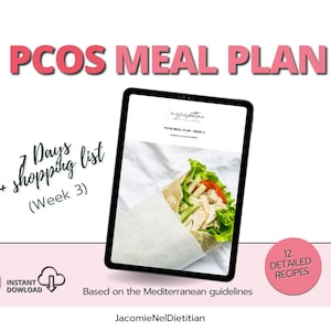 Week 3 PCOS Meal Plan: Low Carb Diet & Gluten-Free Recipes for Effective Weight Loss!
