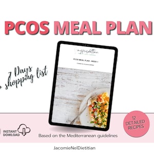 Week 1 PCOS Meal Plan: Low Carb Diet & Gluten-Free Recipes for Effective Weight Loss!