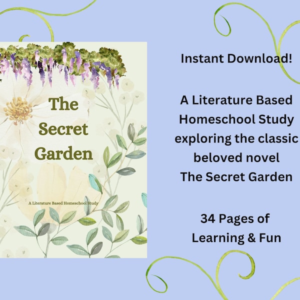 Literature Based Homeschool Unit Study of The Secret Garden