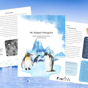 Mr. Popper&#39;s Penguins Homeschool Literature Based Study