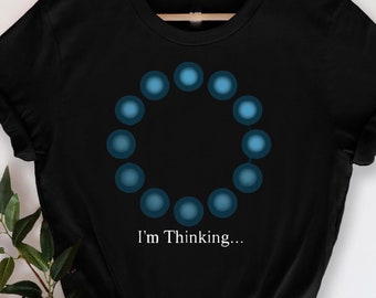 Gaming Computer Informatiker I'm Thinking T-shirt, Lustiges Informatiker Shirt, Gaming, Informatiker Humor, Nerdy Computer, Programmierer