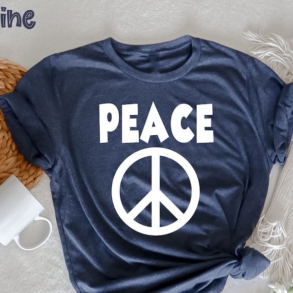 Frieden T-Shirt, Mache Frieden statt Krieg, Friedenszeichen T-Shirt, Friedenssymbol, Süßer Frieden, Frieden aus, Hippie Kapuzenpullover