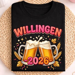 Willingen Skjorta 2026, Bier Party T-Shirt, Gruppenoutfit, Unisex
