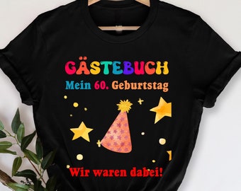 60. Geburtstag Frau, 60. Geburtstag Mann, Gästebuch , Hallo 60, Sechzig Jahre altes Geschenk, Geschenk zum 60. Geburtstag, Hallo Sechzig