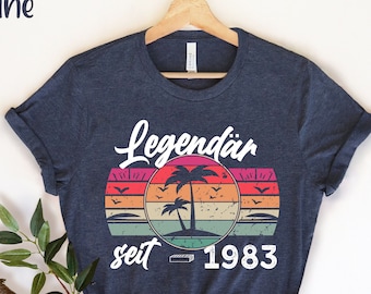 Legendär Seit 1983, 40. Geburtstag Geschenk, 40 Jahre alt werden, 40. Geburtstag Geschenk für Ihn, 40 Jahre Alt, 40. Geburtstag Shirt,