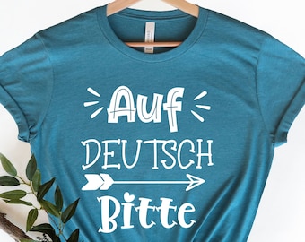 A petición alemana, apreciación del profesor alemán, camiseta del profesor, camiseta de la vida del profesor, camiseta de agradecimiento del profesor, camiseta del profesor de escuela primaria