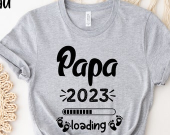 Herren Werdende Papa, Baby Ankündigung,  Geschenk für Papa, Geschenk für Ehemann, Geschenk für werdende Mutter Papa 2023 Loading