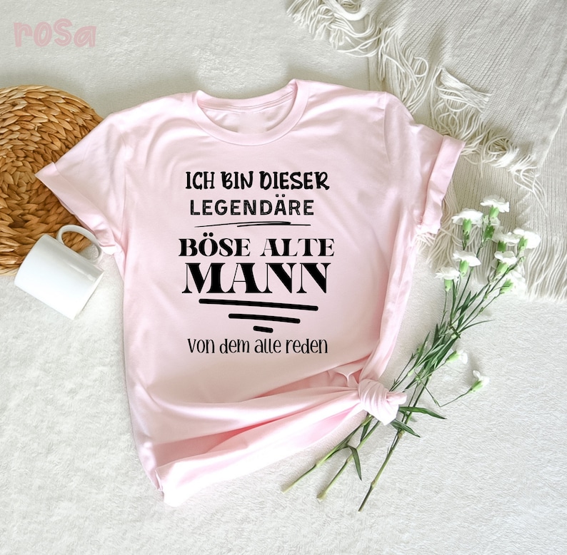 Ich bin dieser legendäre böse alte Mann von dem alle reden T-Shirt, Lustiges Ruhestandsgeschenk, neue pensionierte Oma, Großvater T-Shirt, image 6