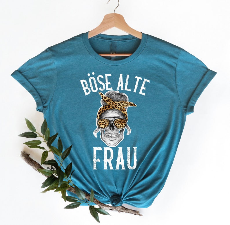 böse alte Frau T-Shirt, Sarkastisches T-Shirt, Introvertiert, Süßes Damen , lustige Frauen, Mama T-Shirt, Frau T-Shirt, Lustiges T-Shirt Bild 4