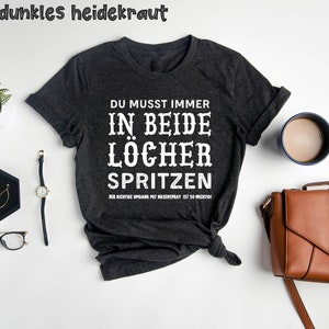 Du Musst Immer In Beide T-shirt, Lustig Sarkasmus, Humor Spruch, Humor für Erwachsene, T-shirt uomo, Lustiges Frauenoutfit, Lustige Frauen immagine 4