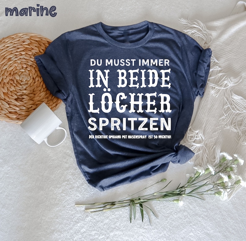 Du Musst Immer In Beide T-shirt, Lustig Sarkasmus, Humor Spruch, Humor für Erwachsene, T-shirt uomo, Lustiges Frauenoutfit, Lustige Frauen immagine 6