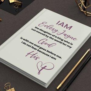 Personalized Christian Journal: Religious Gift for Daughter, Bible Verse Notebook