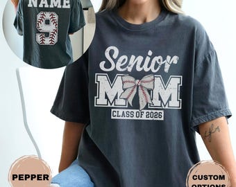 Chemise baseball senior personnalisée couleur confort pour maman, promotion 2026