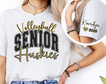 Custom Senior Volleyball Shirt Personalized Volleyball Senior Gift