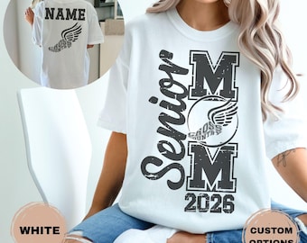 Senior Cross Country Mom Shirt Custom XC Senior Mom Squad Tee Personalized Comfort Colors TShirt  2026 Senior Night Cross Country Mom Gift