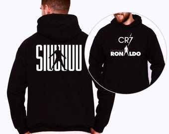 Cristiano Ronaldo CR7 Hoodie or Sweatshirt, Unisex Soccer Fan Apparel