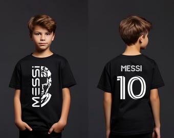 Lionel Messi Soccer T-Shirt, Football Fan Tee, Kids & Adult Sizes