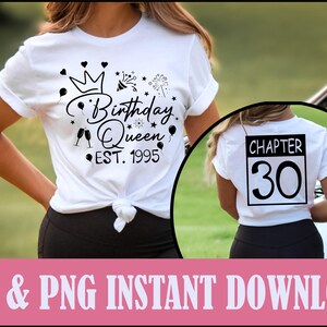 30e verjaardag Svg, 30e verjaardag Shirt Svg, 1995 verjaardag SVG, 30e verjaardag cadeau idee, 30 jaar shirt Svg