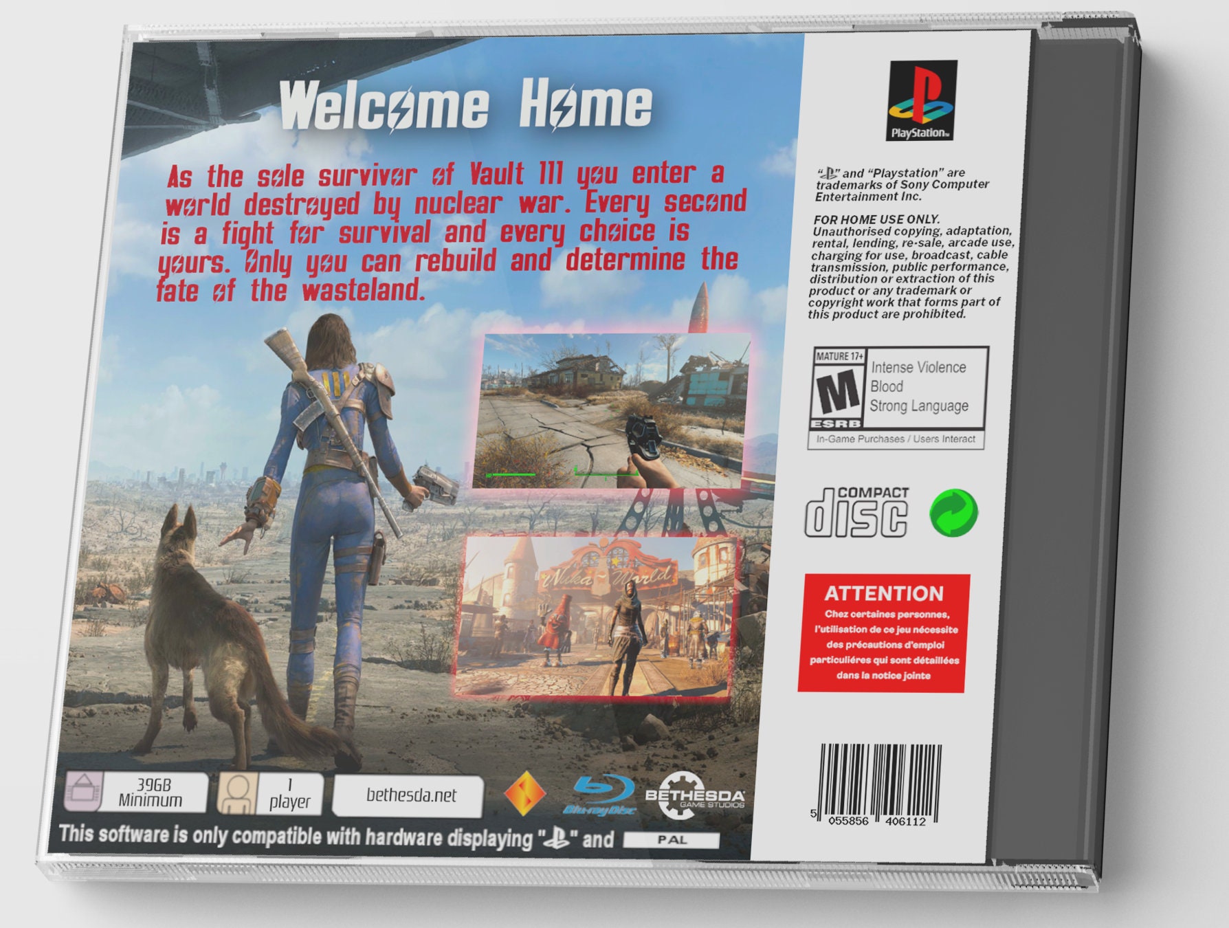 フォールアウト 4 スチールブックケース PS5 PS4 Limited Edition Steel Case Fallout 4 | eBay