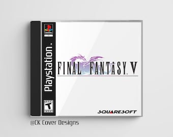 Boîtier à bijoux inspiré de la PS1 personnalisée de Final Fantasy 5