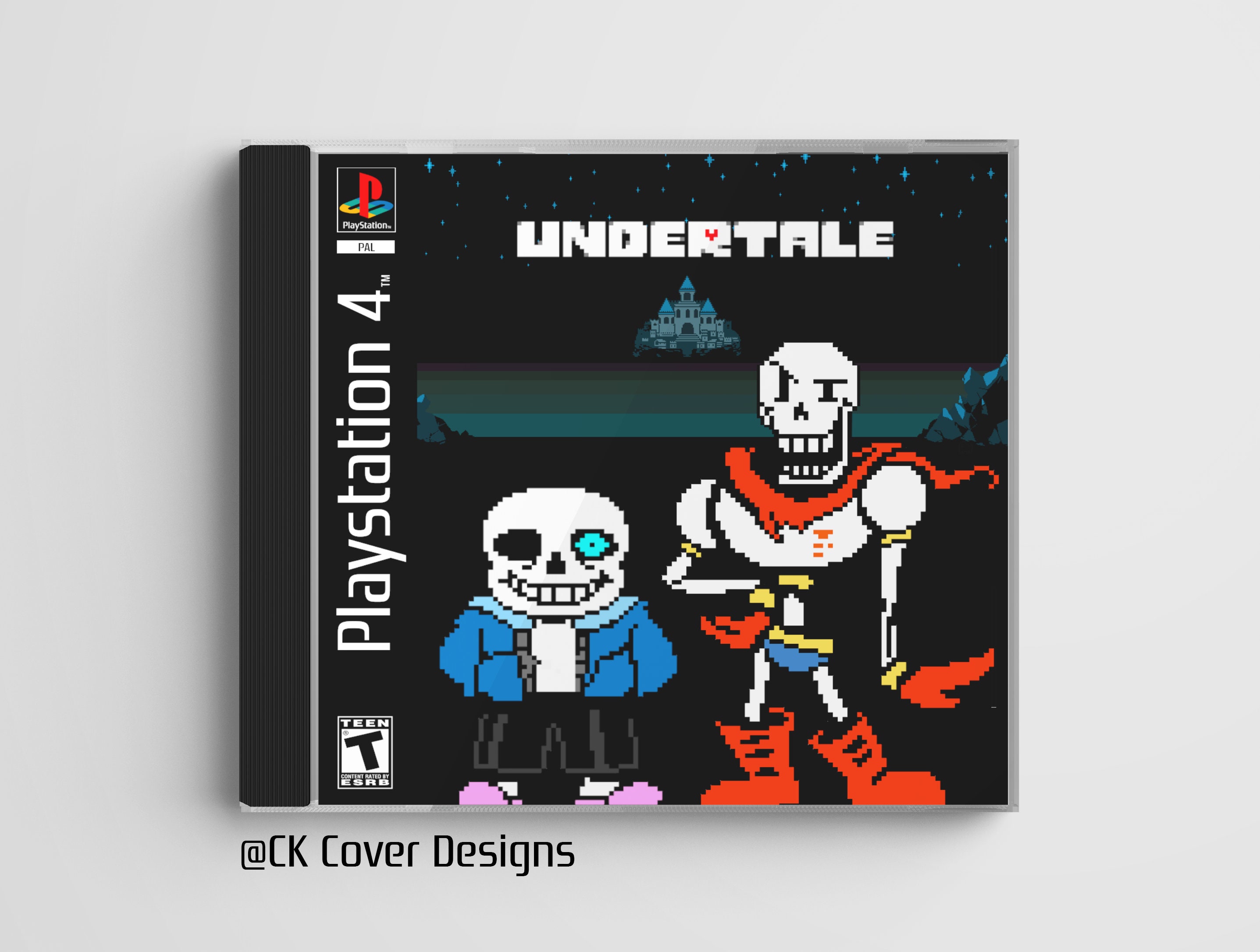 New Zealand det er nytteløst Ligegyldighed Undertale PS4 Custom PS1 Inspired Jewel Case - Etsy Denmark